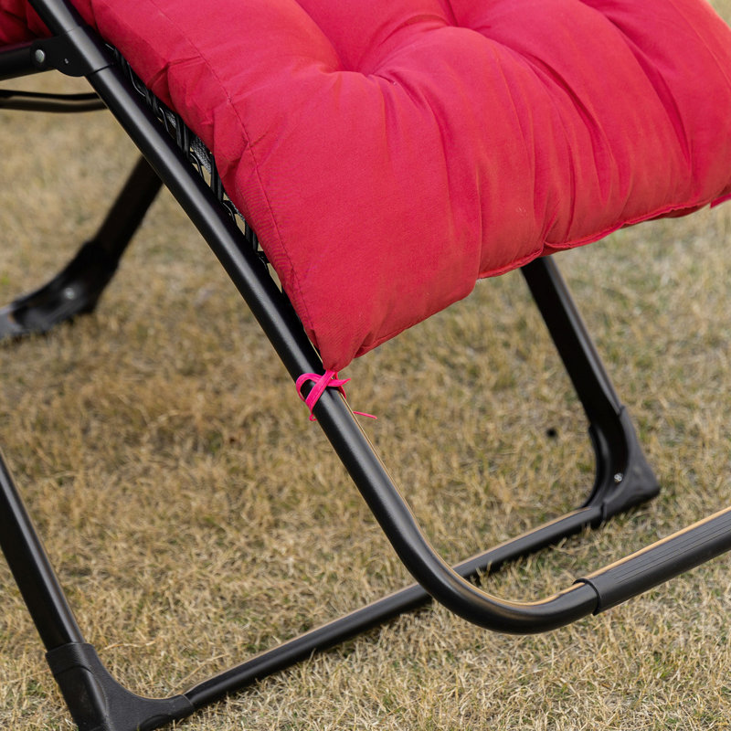 Fauteuil inclinable Zero Gravity, Rouge