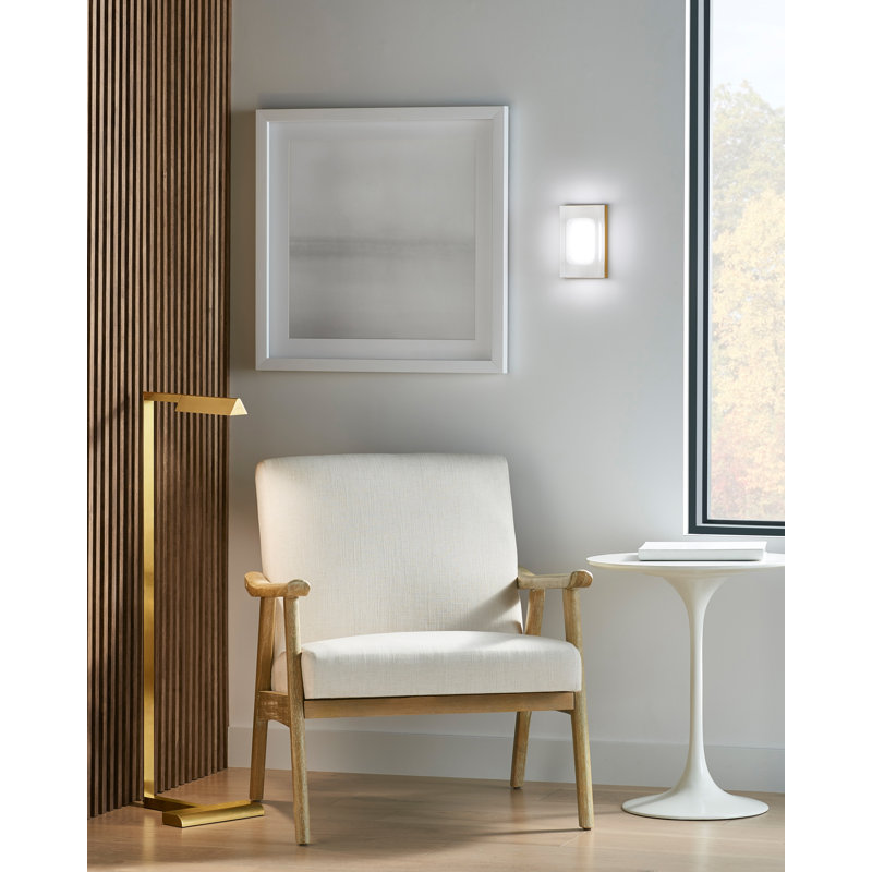 Sean Lavin Dessau Floor Lamp, Natural Brass, 38"