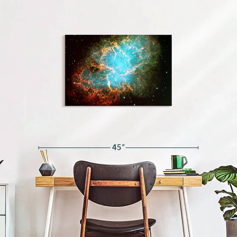 Oberle Blazing Crab Nebula, 20" H x 30" W