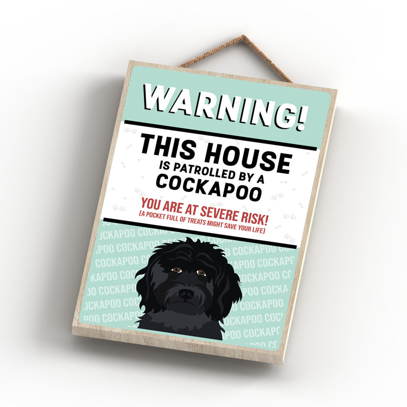 Katie Pearson Cockapoo Wooden Wall Décor