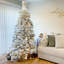 Fraser Hill Farm 10-Ft. Flocked Mountain Pine Christmas Tree With Smart String Lighting, FFMP010-3SN-758411560