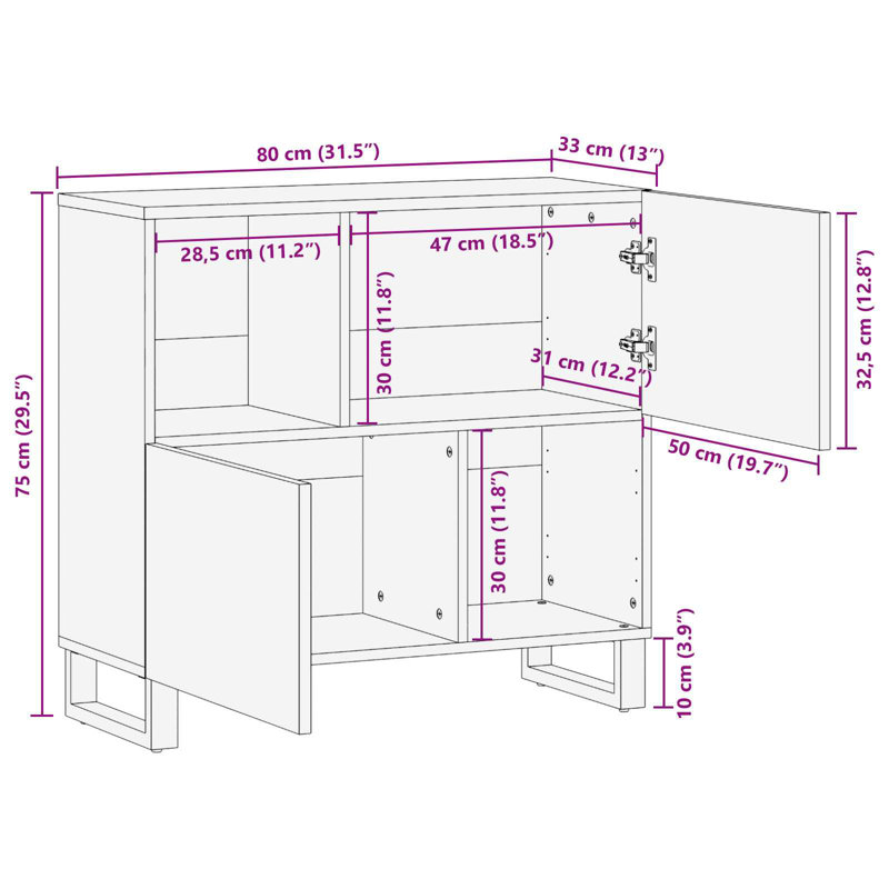 Rectangle Accent Cabinet