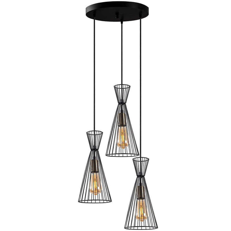 Lustre, Beige, Trois lumières