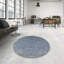 Tapis damassé bleu / gris Rowling-667425424
