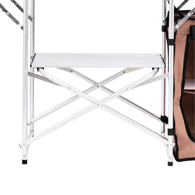 Support de rangement de cuisine pliable pour camping