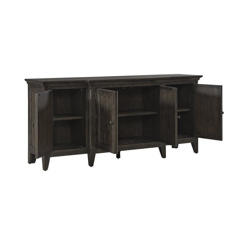 Saben 76" TV Console - Saddle Brown