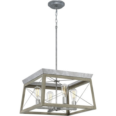 Uschi 4 - Light Dimmable Cage Chandelier
