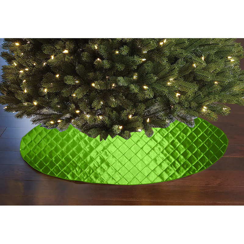 Cache-pieds d'arbre Noël, Vert lime