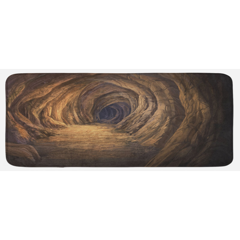 Rustic Synthetic Kitchen Mat