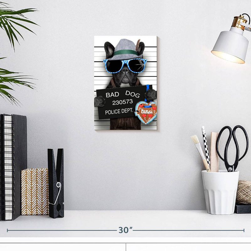Bouledogue français Brampt Bad, H 12 po x l 8 po