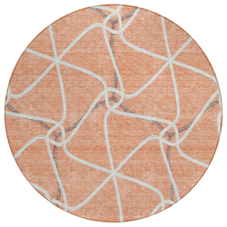  Aleg Area Rug with Non-Slip Backing
