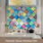 Stained Glass Window Privacy Film, 3d Static Cling Removable Window Clings, Painted Four-leaf Clover,-896287081