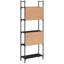Scheld 166.5cm H x 60.5cm W Metal Standard Bookcase-1312538258