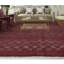 Hand-Knotted High-Quality Burgundy and Brown Area Rug