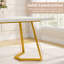 Medor 55" Dining Table, Modern Rectangle Dining Room Table for 4-380270212-380270213