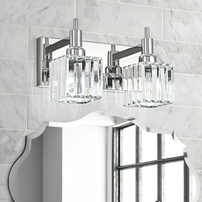 Taevion Dimmable Crystal Vanity Light