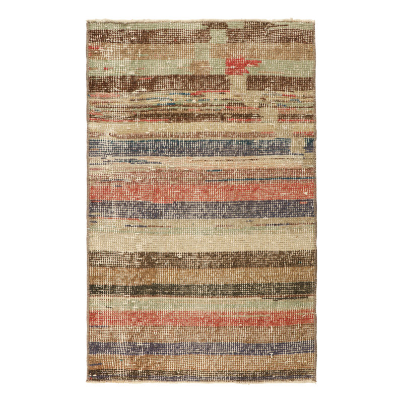 One-of-a-Kind 1'7" X 2'8" Hand Knotted Area Rug