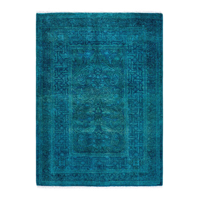 Overyed One-of-a-Kind Rectangle 2'9" X 3'8" Hand Knotted Area Rug