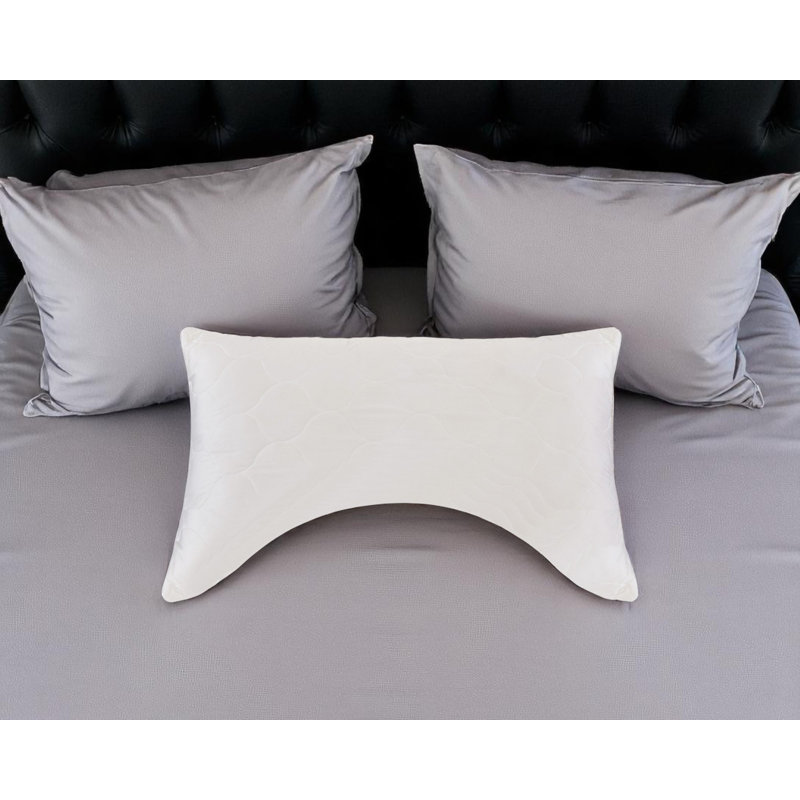 Oreiller ergonomique hypoallergénique en coton