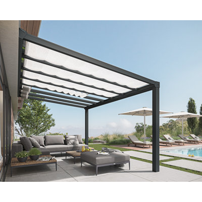 3.25m W x 0.64m D Door Canopy