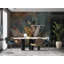 Murale forêt luxuriante avec palmiers et perroquet-2099310653-2100876179