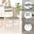  5-Piece Dining Table Set For 4 With Storage Rack, Farmhouse Wood Kitchen Table & Chairs Set With Metal Frame, Dining Room Table With 4 Curved Chairs For Breakfast Nook, Apartment-1034304590