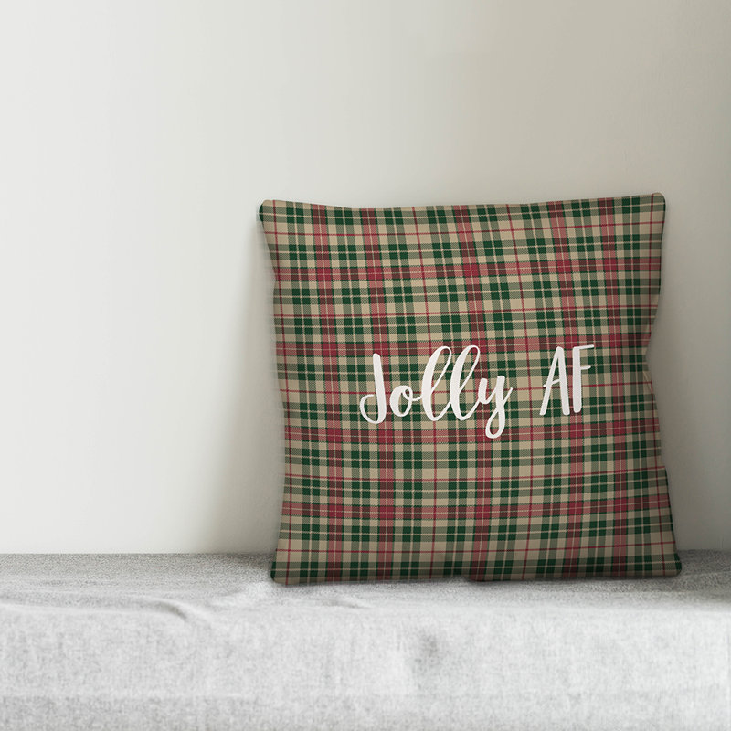  Coussin Jolly AF in Tartan, Coussin décoratif