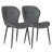 Modern Dining Chair Diamond Leather With Wooden And Metal Frame(Set of 2)-1822005961-1822005959