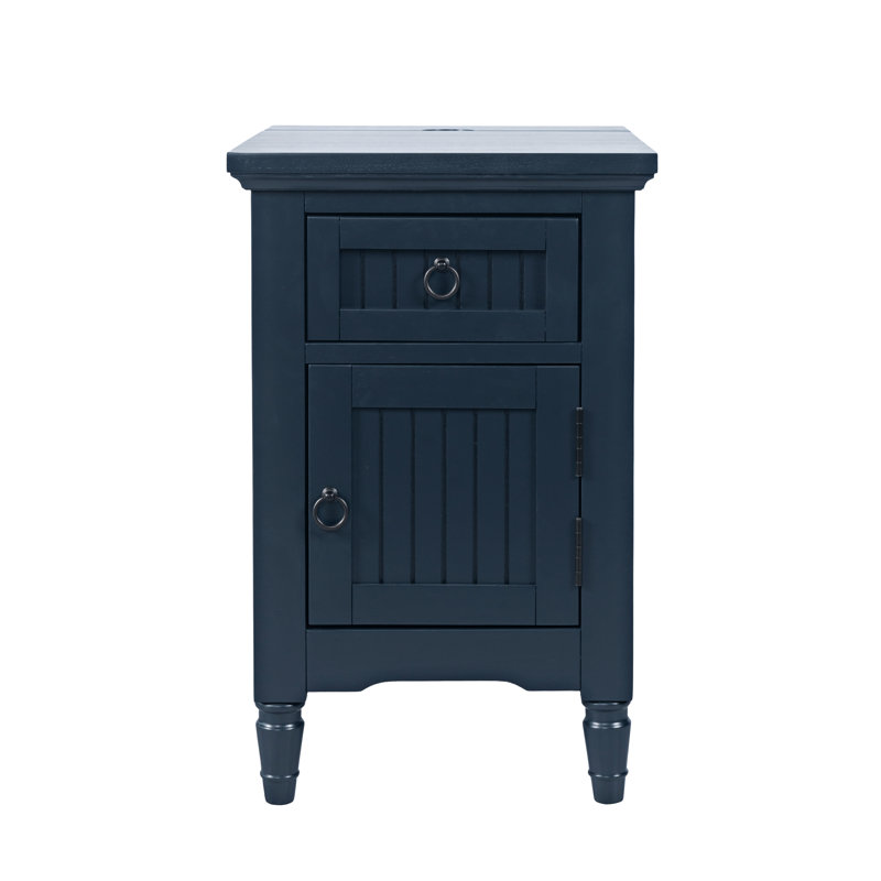 Table de bout Pearce Modern Farmhouse, Marine
