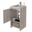 Meuble-lavabo autoportant, une tablette ouverte-2090075359