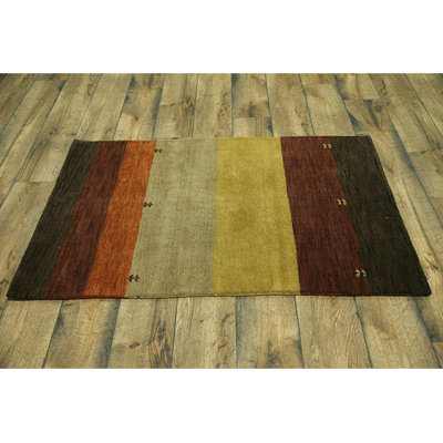 Seidman Wool Striped Indoor Rug