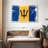 Borges Splattered Barbados Flag-109399161