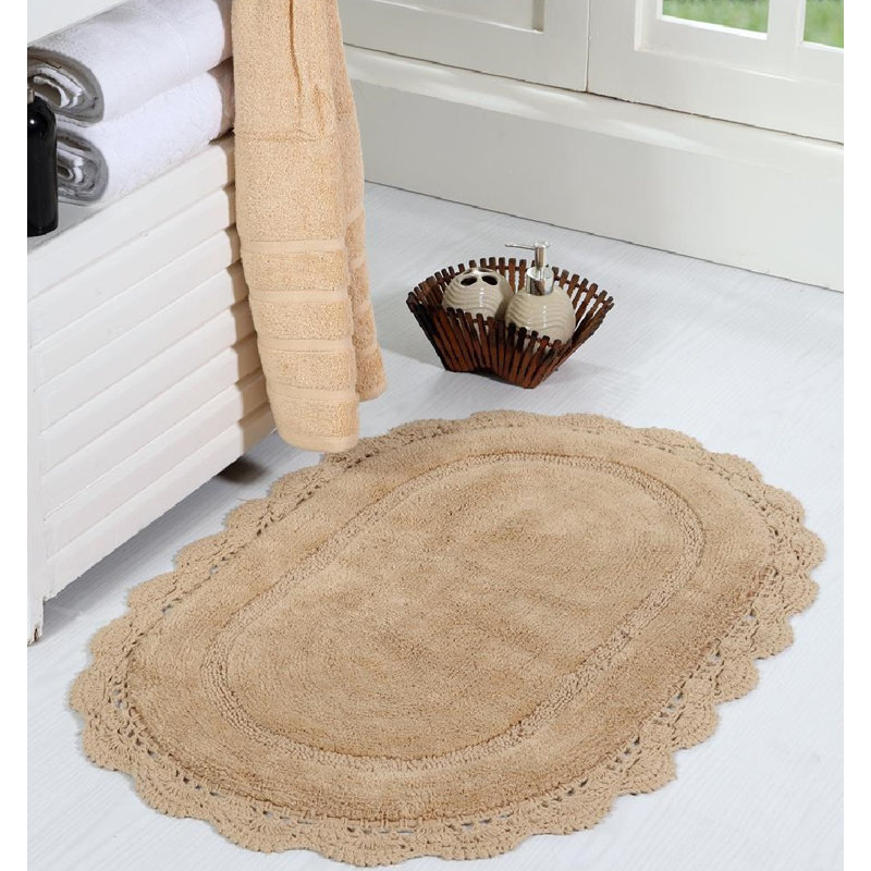 Tapis pour salle de bain Winfree, Beige, L 32 po x L 20 po