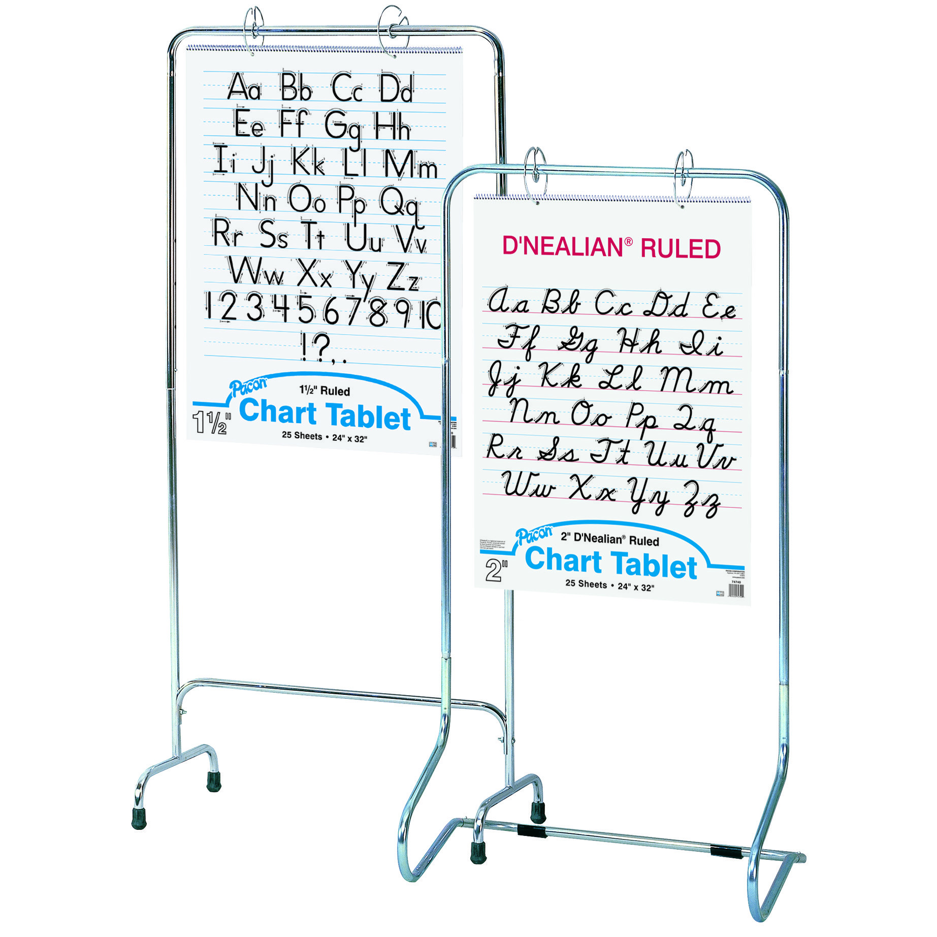 Pacon Corporation Non-Adjustable Chart Stand Free Standing Dry Erase ...