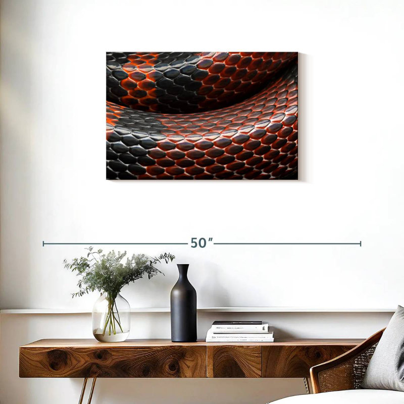Brampt Snake Scales, 20" H x 30" W