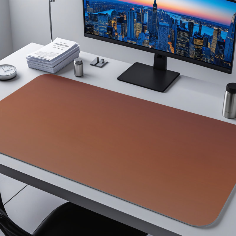 Polyester Desk Pad, 14.4x12.1
