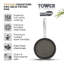 Tower Cerastone Pro Forged Aluminium 24 - 28cm Frying Pan with Non-Stick Coating, Graphite, Grey-92495269