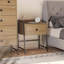 Petite table de bout avec tiroir pour le salon ou la chambre à coucher