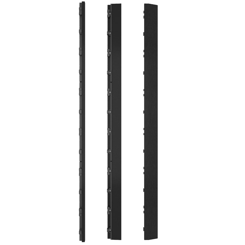 Carrelage de terrasse 2 po x 36 po Quick Deck, Ébène indien