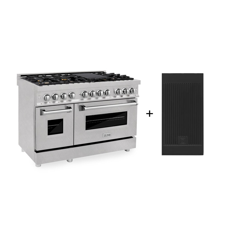 ZLINE 48" Legacy Dual Fuel Range, Bronze