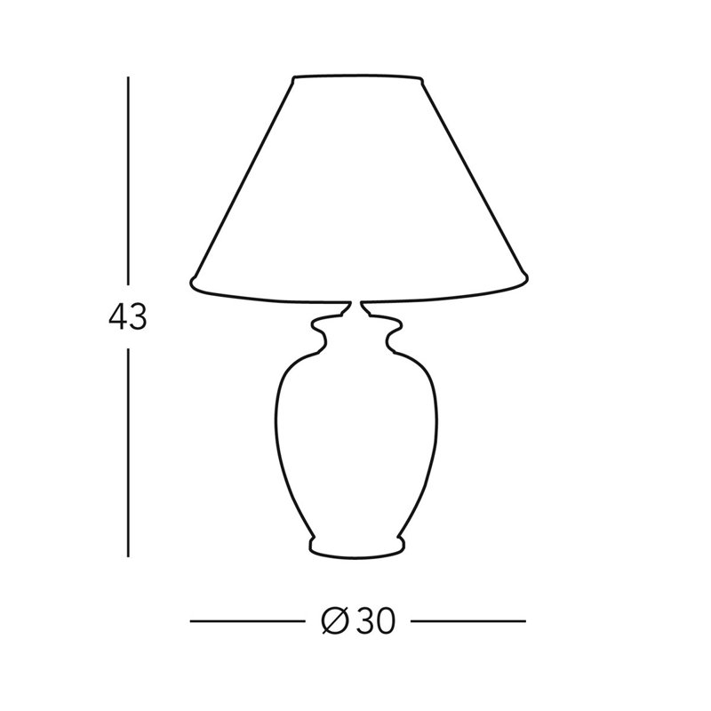 Bordeaux 44cm Table Lamp