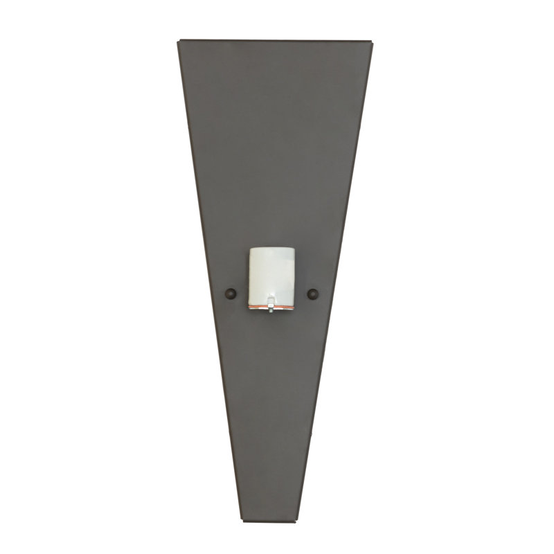 Applique murale 7,25 po de largeur Brum, Idalight, Bronze frotté à l'huile, Gris