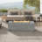 Outdoor Rectangular Propane Fire Pit 40000 BTU-129028759