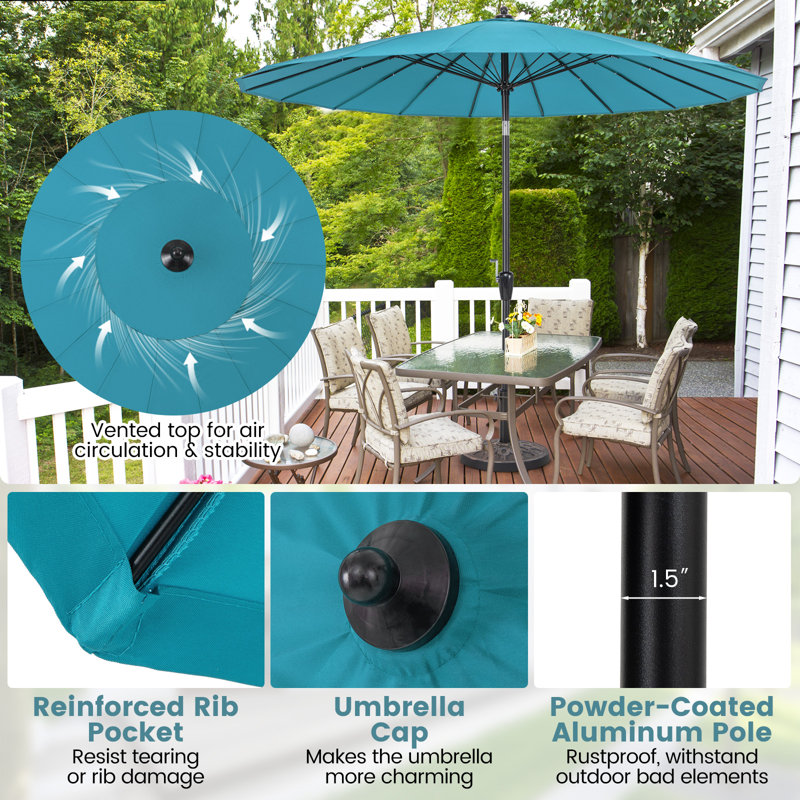 Parasol Sharane, Turquoise