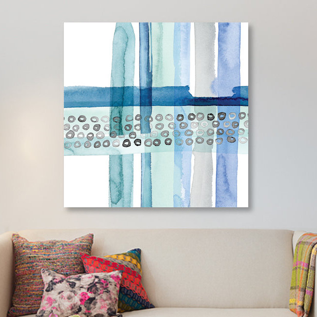 «Cross Stitch III», reproduction sur toile, H 12 po x l 12 po x P 0,75 po, Toile tendue, Pas de tapis