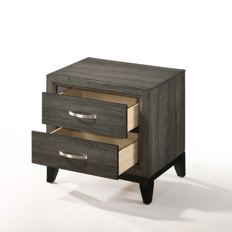 Table de chevet 2 tiroirs