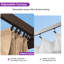Pergola en aluminium mauve avec auvent-80546449-96845815
