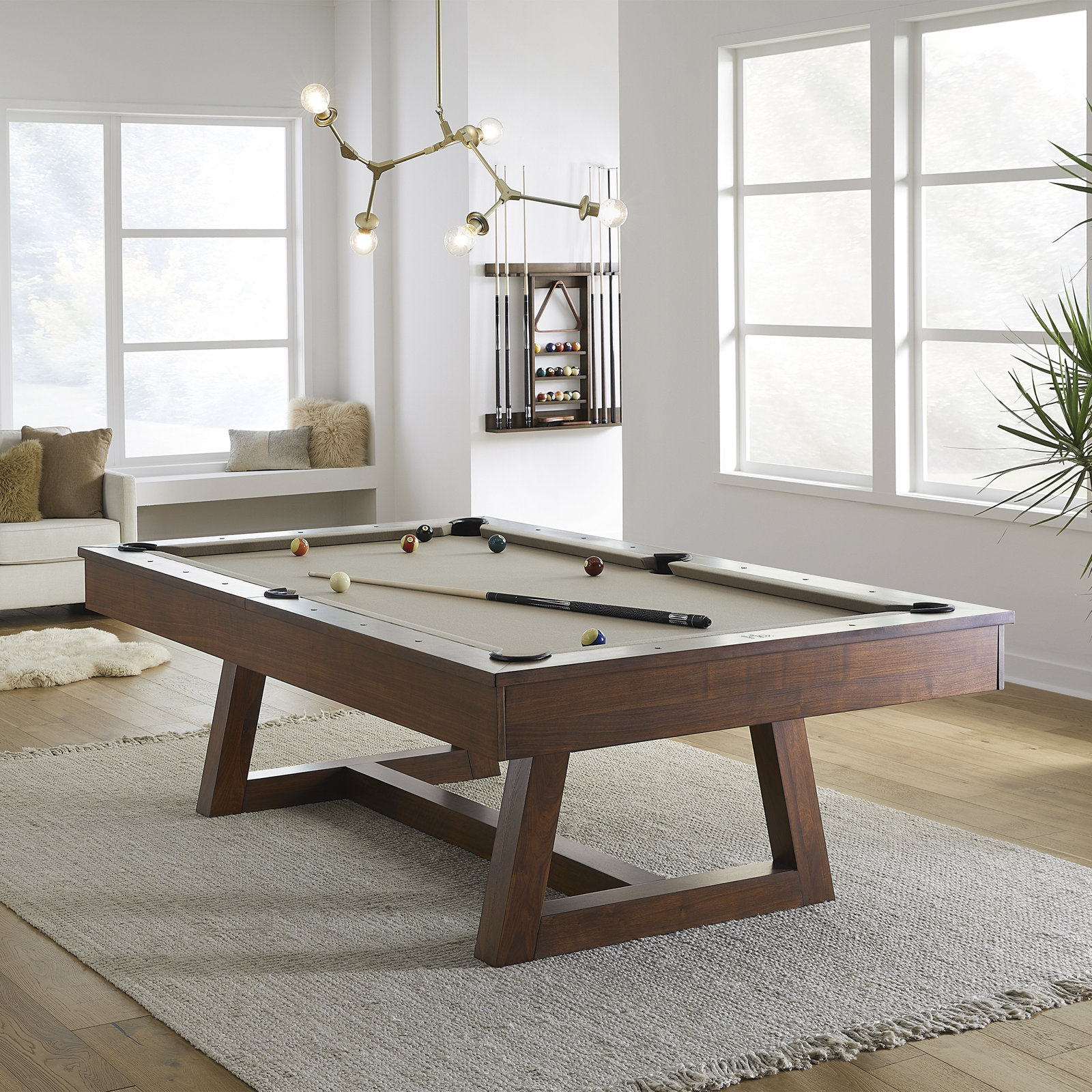 8' Aiden Pool Table-Modern Farmhouse Design-Includes Professional Install ($1,000+ Value)