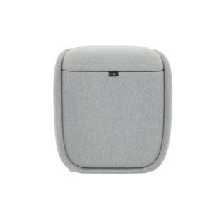 Upholstered Heated Massage Chair with Ottoman