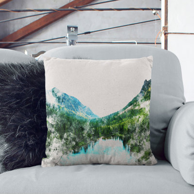 West Glacier in Lake Montana Scatter Cushion